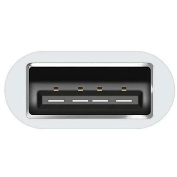 Adaptador USB tipo A hembra a micro USB macho Blanco