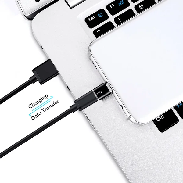 Adaptador USB tipo C 3.1 macho a Micro USB hembra Negro