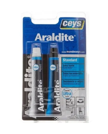 Adhesivo araldit standard blister grande 15+15 ml
