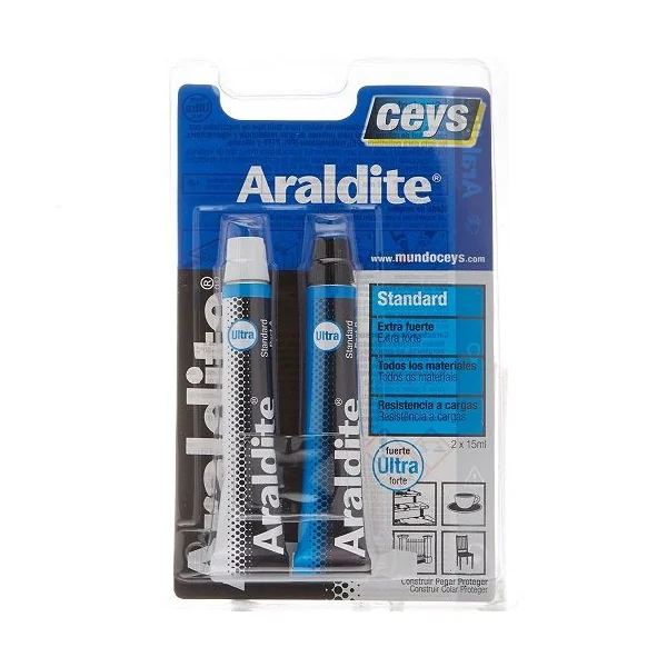 Adhesivo araldit standard blister grande 15+15 ml