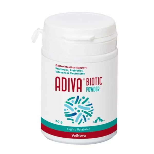 Adiva BIOTIC powder probióticos y prebióticos perros gatos en polvo