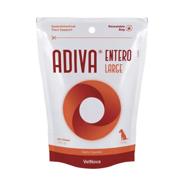Adiva entero large 40 chews perros