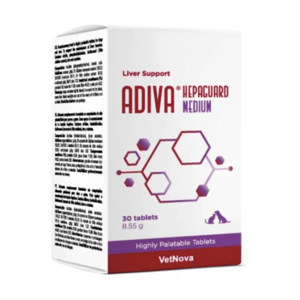 Adiva Hepaguard MEDIUM perros 30 comprimidos