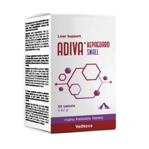 Adiva Hepaguard SMALL perros gatos 30 comprimidos