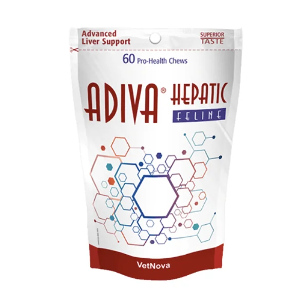 ADIVA hepatic Feline 60 chews para gatos