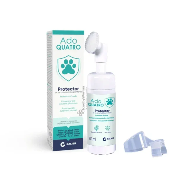 ADO QUATRO Protector almohadillas perros gatos 60 ML