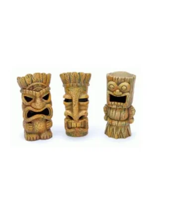 Adorno Acuario Esculturas Tiki 10 cm