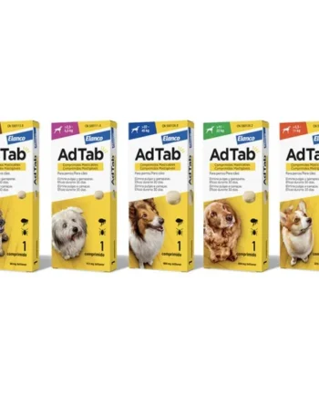 AdTab Antiparasitario Masticable para Perros – Pulgas y Garrapatas