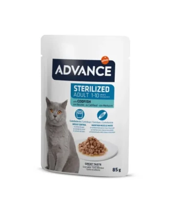 Advance Esterilizados Bocaditos Bacalao Gatos