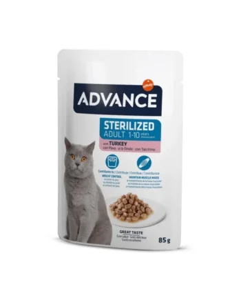 Advance Esterilizados Pavo Salsa Gatos