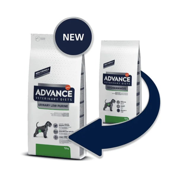 Advance Urinary Low Purine Leishmaniasis para perros 12 kg