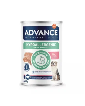 Advance Vet Hypoallergenic Cerdo Lata Perros