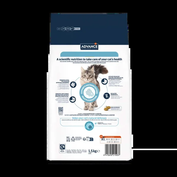 Advance Veterinary Diets Gastroenteric Sensitive Pienso Gastrointestinal para Gatos