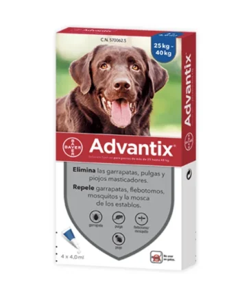 Advantix Perros pipetas antiparasitarias más de 25 kg