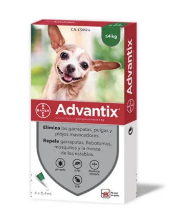 Advantix pipetas antiparasitarias perros hasta 4 kg