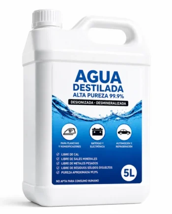 Agua Destilada 5 Litros