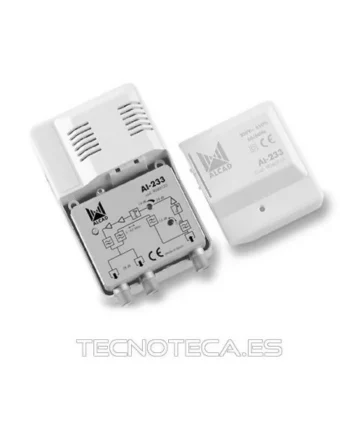 AI-233. Amplificador TV 2 salidas iguales ecualizable