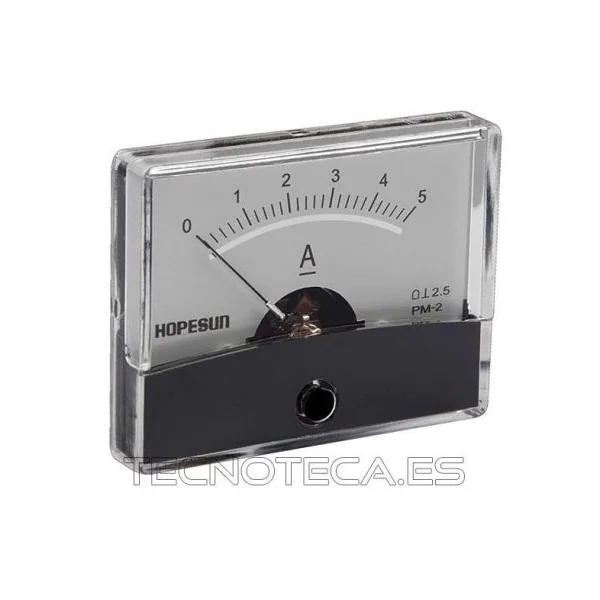 AIM605000. Amperimetro de panel analogico 5ADC