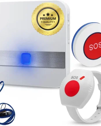 Alarma Avisador de Personas Mayores | Botón Emergencias SOS 150m