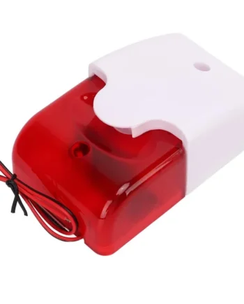Alarma de sonido y luz Estroboscópica intermitente 12V