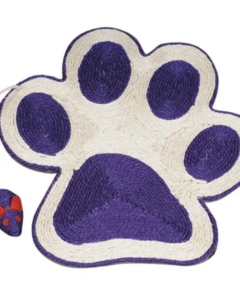 Alerta de primavera 2024: exclusivo Rascador En Forma De Huella Con Ratón Lila disponible en Productos Para Gatos.