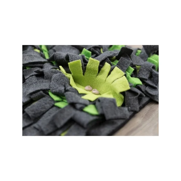Alfombra para Olfatear gris/verde