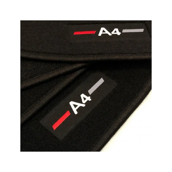 Alfombrillas Audi A4 B9 Avant (2015 - 2018) a medida logo