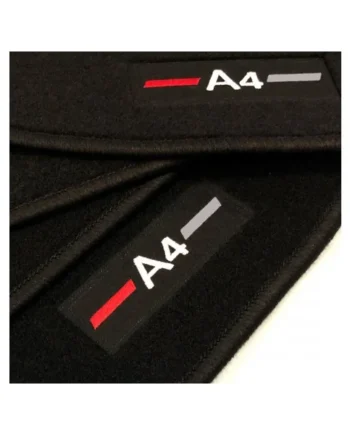 Alfombrillas Audi A4 B9 Avant Quattro (2016 - 2018) a medida logo