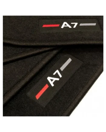 Alfombrillas Audi A7 a medida logo (2010-2017)