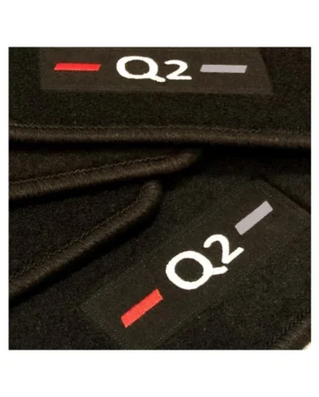 Alfombrillas Audi Q2 a medida logo