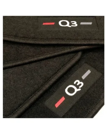 Alfombrillas Audi Q3 a medida logo (2011-2018)