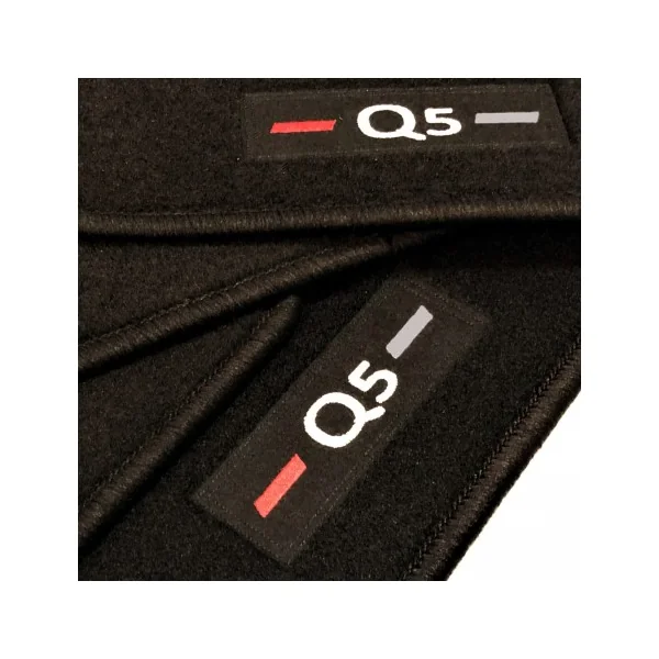 Alfombrillas Audi Q5 FY (2017 - actualidad) a medida logo