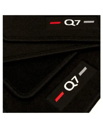 Alfombrillas Audi Q7 4L (2006 - 2015) a medida logo