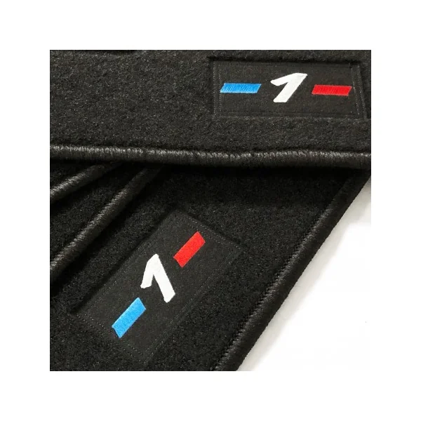 Alfombrillas BMW Serie 1 E82 Coupé (2007 - 2013) a medida logo