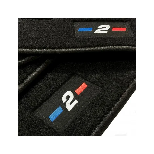 Alfombrillas BMW Serie 2 F45 Active Tourer (2014-2021) a medida logo