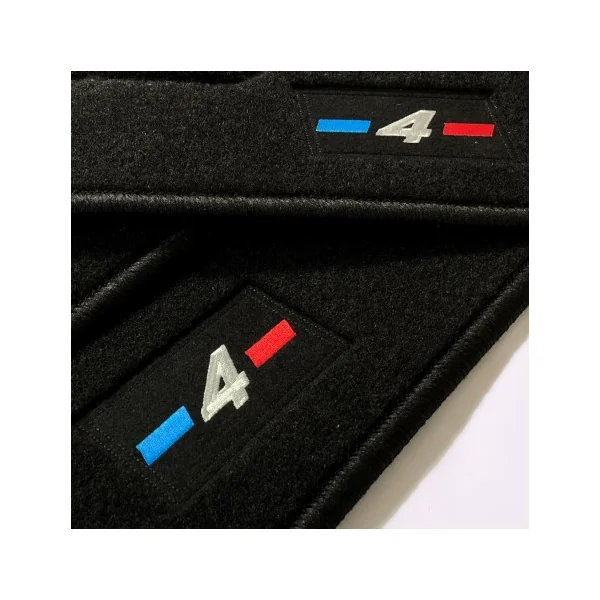 Alfombrillas BMW Serie 4 F36 Gran Coupé (2014-2020) a medida logo