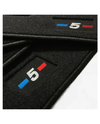 Alfombrillas BMW Serie 5 E60 Berlina (2003 - 2010) a medida logo