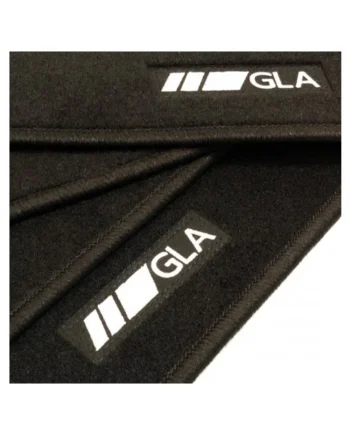 Alfombrillas Mercedes GLA X156 (2013 - 2017) a medida logo