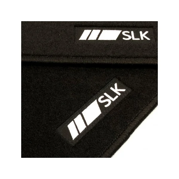 Alfombrillas Mercedes SLK R170 (1996 - 2004) a medida logo