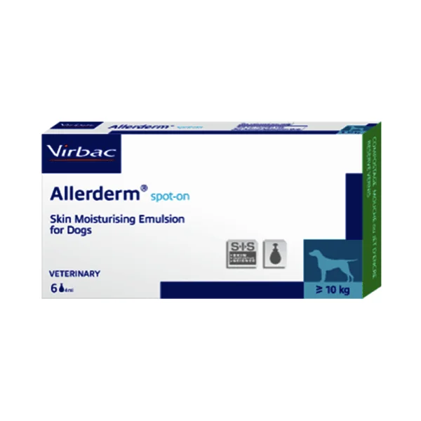 ALLERDERM Spot on perros 6 Pipetas de 4 ml
