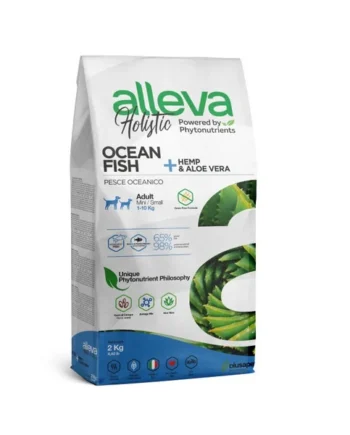 Alleva Holistic Pescado Oceánico Pienso para Perros adultos raza Pequeña sin cereales