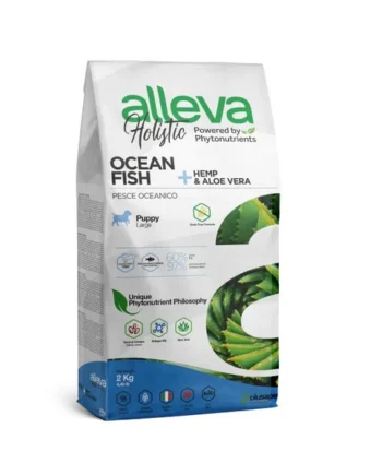 Alleva Holistic Pescado Oceánico Puppy Pienso para Cachorros de Razas Grandes