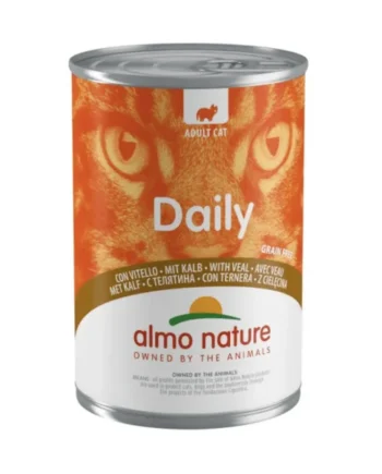 ALMO NATURE gatos alimento húmedo ternera 400g
