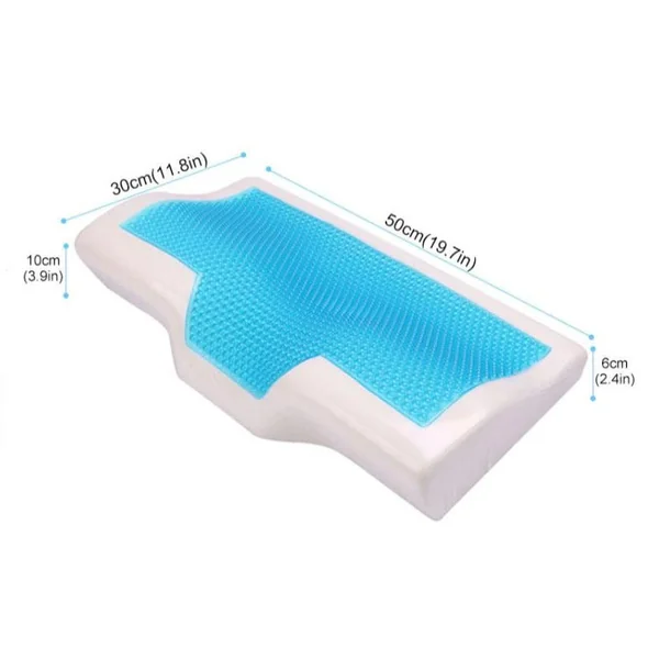 Almohada Cervical de Gel y Espuma con Efecto Memoria