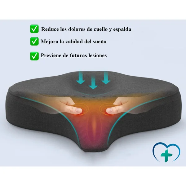 Almohada Cervical Ergonómica de Espuma Viscoelástica