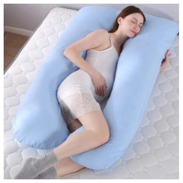 Almohada en Forma de U | Mujeres Embarazadas Azul