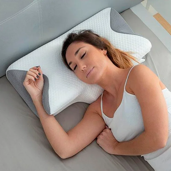 Almohada Ergonómica Viscoelástica para Cervical con Contorno