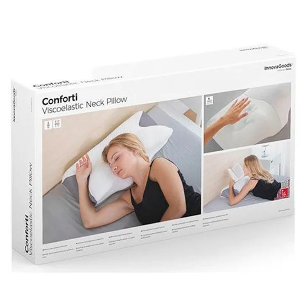 Almohada Ergonómica Viscoelástica para Cervical con Contorno