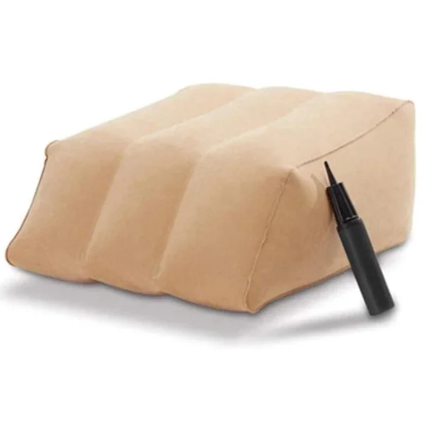 Almohada para Piernas Inflable | Cuña Vascular con Bomba de Aire