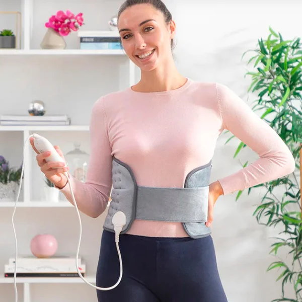 Almohadilla Lumbar Térmica Ajustable 3 Niveles de Temperatura